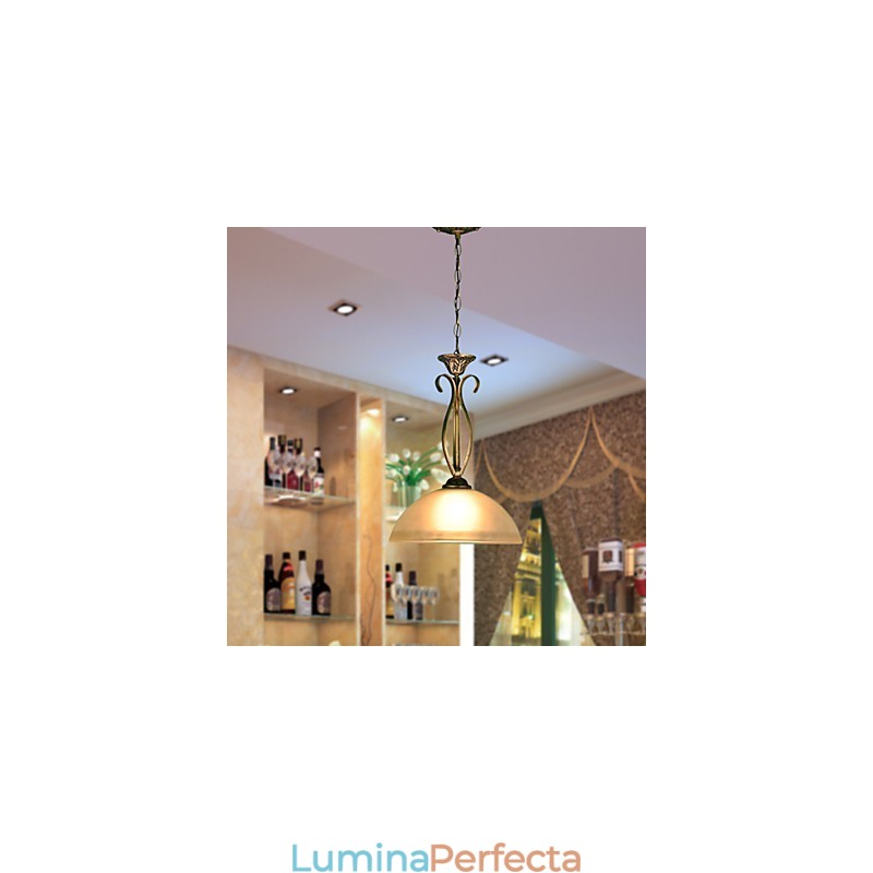 Lampa de masă Northern Rural este contemporană și idei contractate Lampă de sticlă Droplight cu un singur cap