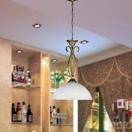 Lampa de masă Northern Rural este contemporană și idei contractate Lampă de sticlă Droplight cu un singur cap