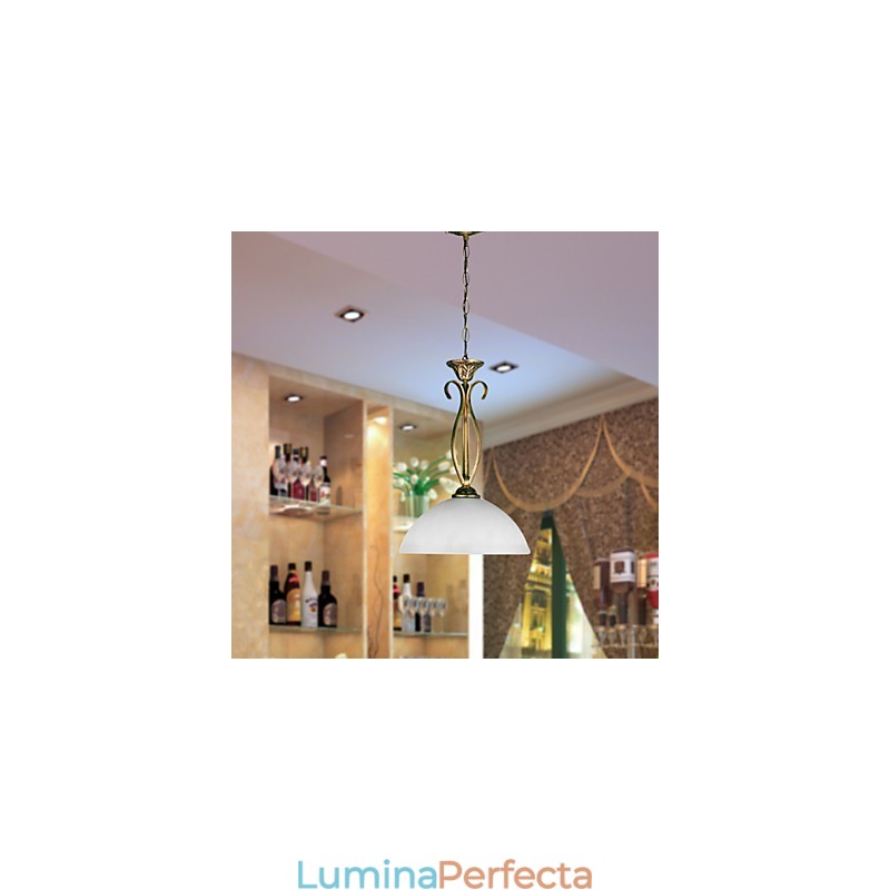 Lampa de masă Northern Rural este contemporană și idei contractate Lampă de sticlă Droplight cu un singur cap