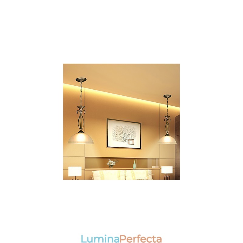 Lampa de masă Northern Rural este contemporană și idei contractate Lampă de sticlă Droplight cu un singur cap