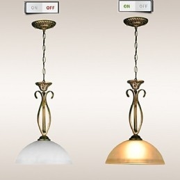 Lampa de masă Northern Rural este contemporană și idei contractate Lampă de sticlă Droplight cu un singur cap