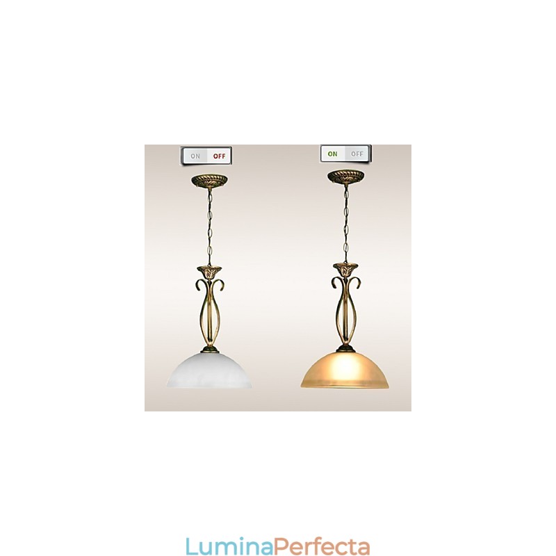 Lampa de masă Northern Rural este contemporană și idei contractate Lampă de sticlă Droplight cu un singur cap