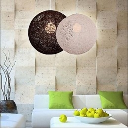 CreativeAmerican Country Creative Cany Art Culoare Droplight și lampă în formă sferică