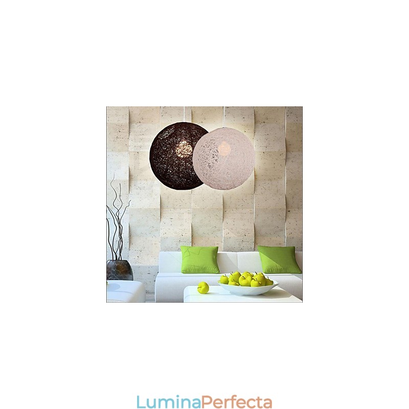 CreativeAmerican Country Creative Cany Art Culoare Droplight și lampă în formă sferică