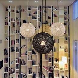 CreativeAmerican Country Creative Cany Art Culoare Droplight și lampă în formă sferică