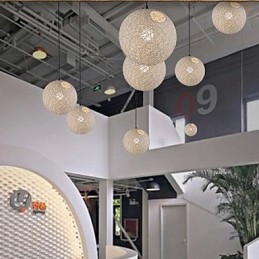 CreativeAmerican Country Creative Cany Art Culoare Droplight și lampă în formă sferică