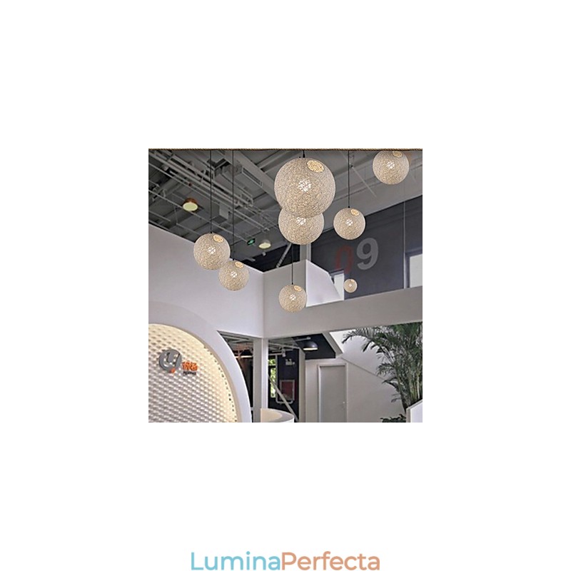 CreativeAmerican Country Creative Cany Art Culoare Droplight și lampă în formă sferică