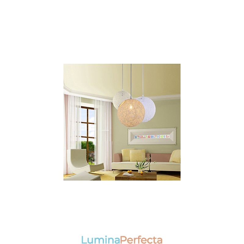 CreativeAmerican Country Creative Cany Art Culoare Droplight și lampă în formă sferică