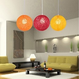 CreativeAmerican Country Creative Cany Art Culoare Droplight și lampă în formă sferică