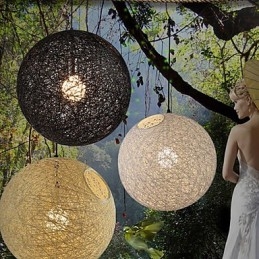 CreativeAmerican Country Creative Cany Art Culoare Droplight și lampă în formă sferică