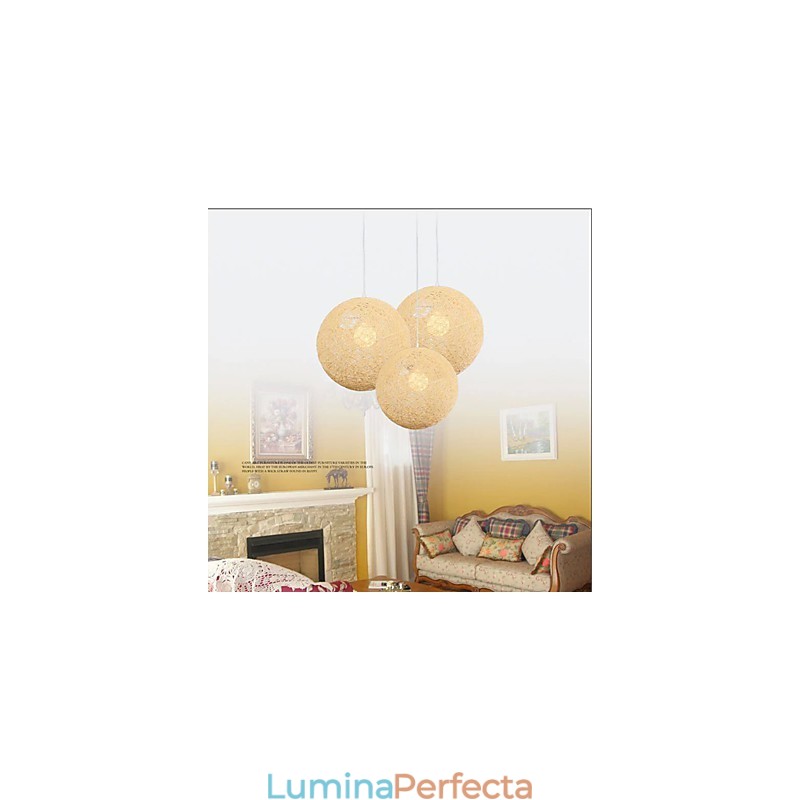 CreativeAmerican Country Creative Cany Art Culoare Droplight și lampă în formă sferică