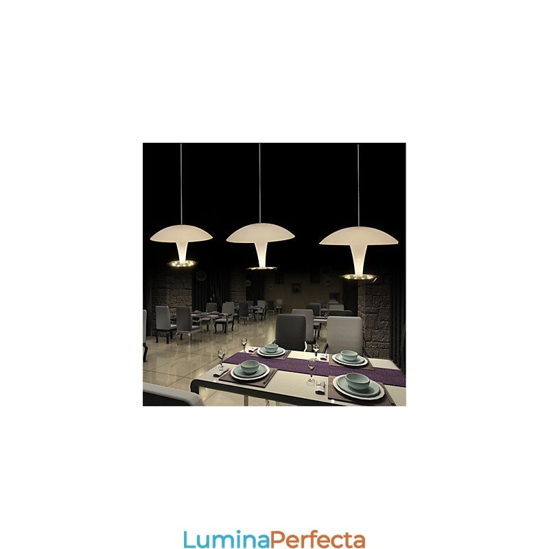 Lampă suspendată din metal cu pictură modernă
