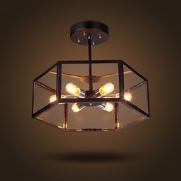 Candelabru din Sticlă Modern Minimalist Mediteranean Cafe Nordic Lampe Candelabru