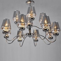 imum Modern Contemporan Tradițional Clasic Mini Stil Candelabru din metal cromat Lampă suspendată Dining