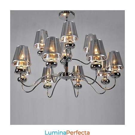 imum Modern Contemporan Tradițional Clasic Mini Stil Candelabru din metal cromat Lampă suspendată Dining