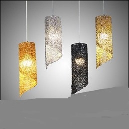 Un singur cap cilindric rotund lung Cilindru din aluminiu Lămpi creative