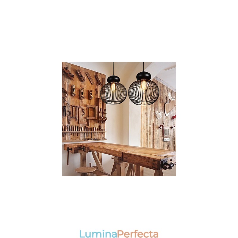 Lampă suspendată din metal retro Designers