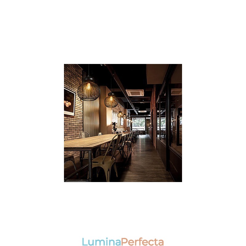 Lampă suspendată din metal retro Designers