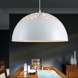 Pandantiv minimalist în stil vintage cu 1 lumină, cu abajur sculptat