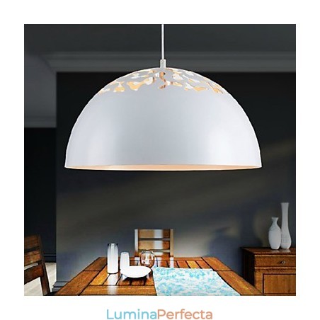 Pandantiv minimalist în stil vintage cu 1 lumină, cu abajur sculptat Pandantiv minimalist în stil vintage cu 1 lumină, cu abajur sculptat