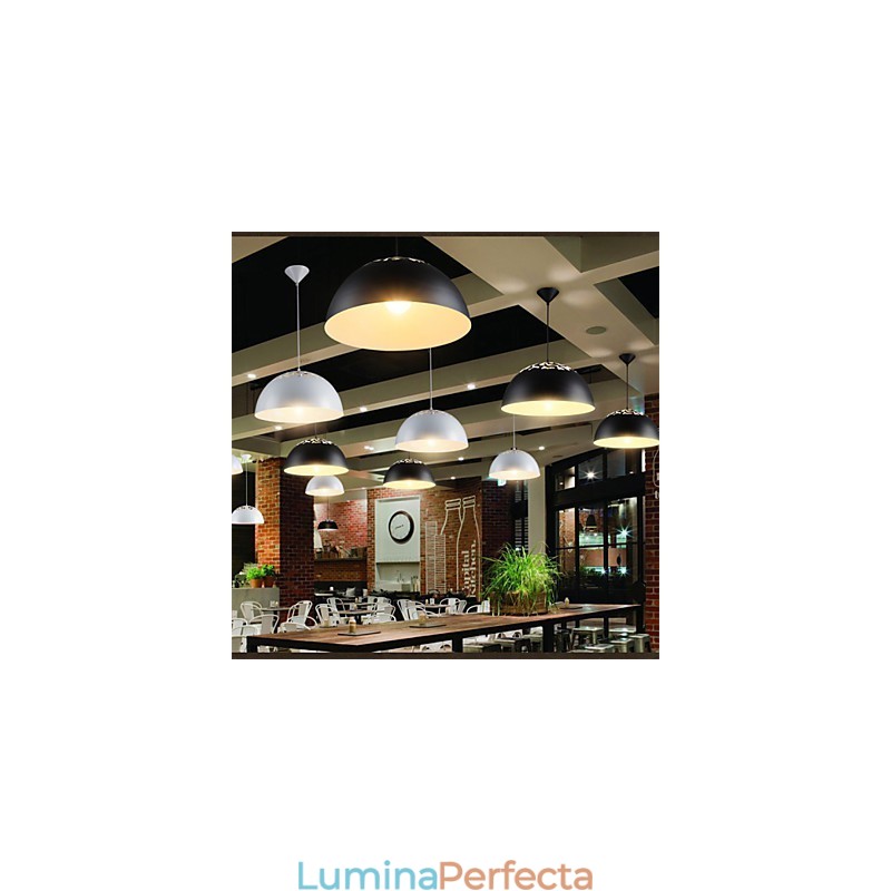 Pandantiv minimalist în stil vintage cu 1 lumină, cu abajur sculptat