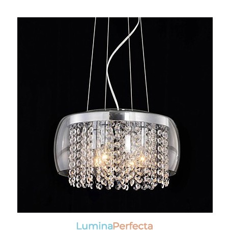 Lampă suspendată cu pictură modernă, contemporană, cristal mini Lampă suspendată cu pictură modernă, contemporană, cristal mini