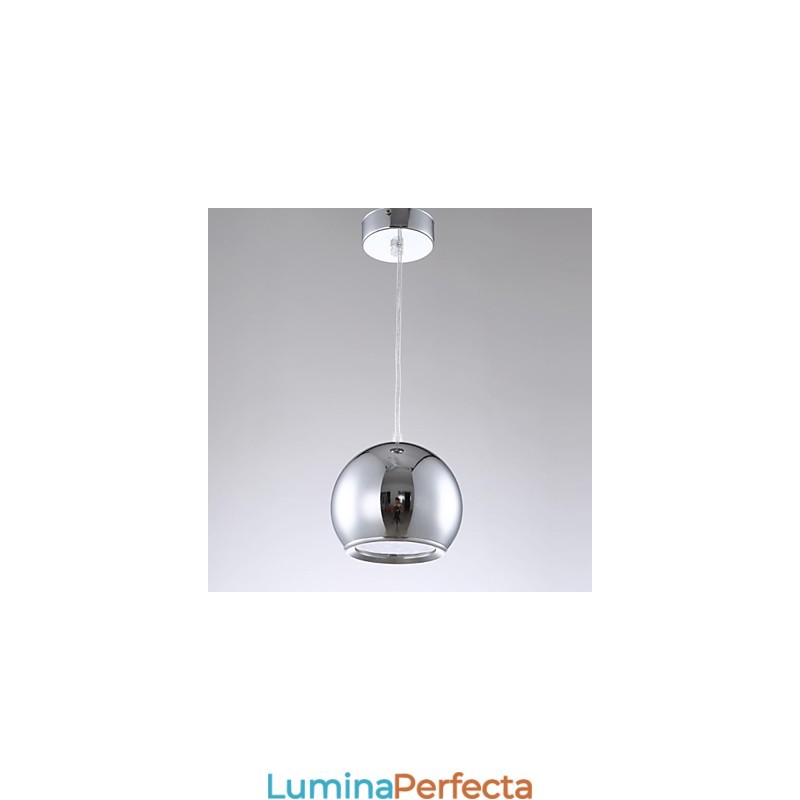 Lampă suspendată din metal galvanizat Globe contemporan modern