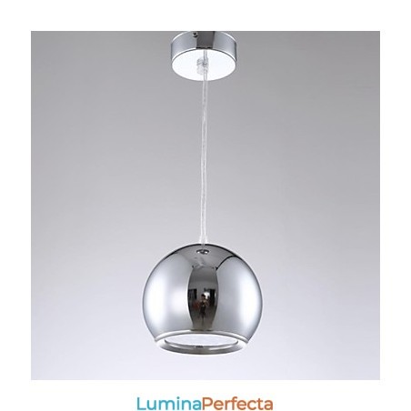 Lampă suspendată din metal galvanizat Globe contemporan modern