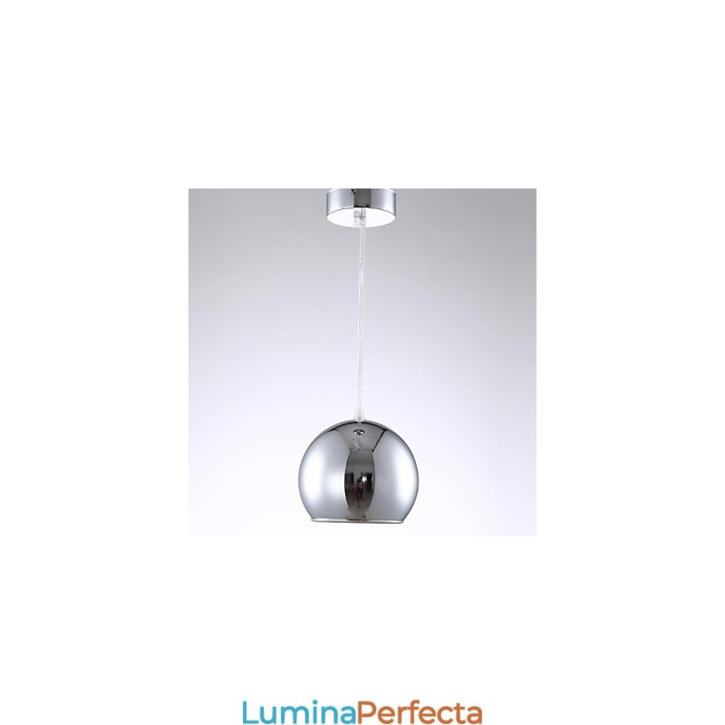 Lampă suspendată din metal galvanizat Globe contemporan modern