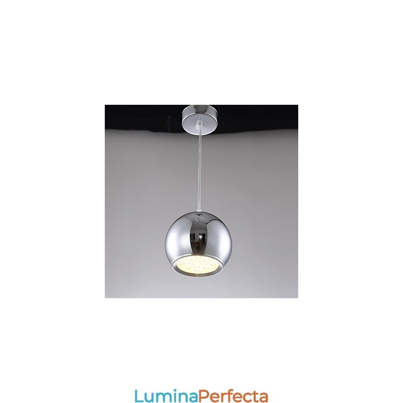 Lampă suspendată din metal galvanizat Globe contemporan modern