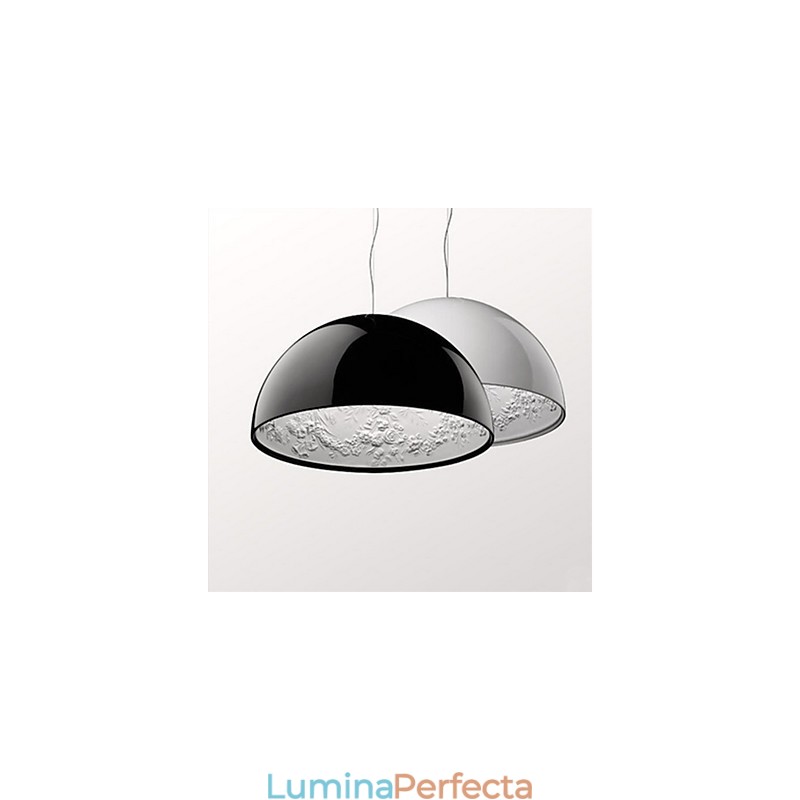 Lampă suspendată din rășină cu pictură modernă contemporană