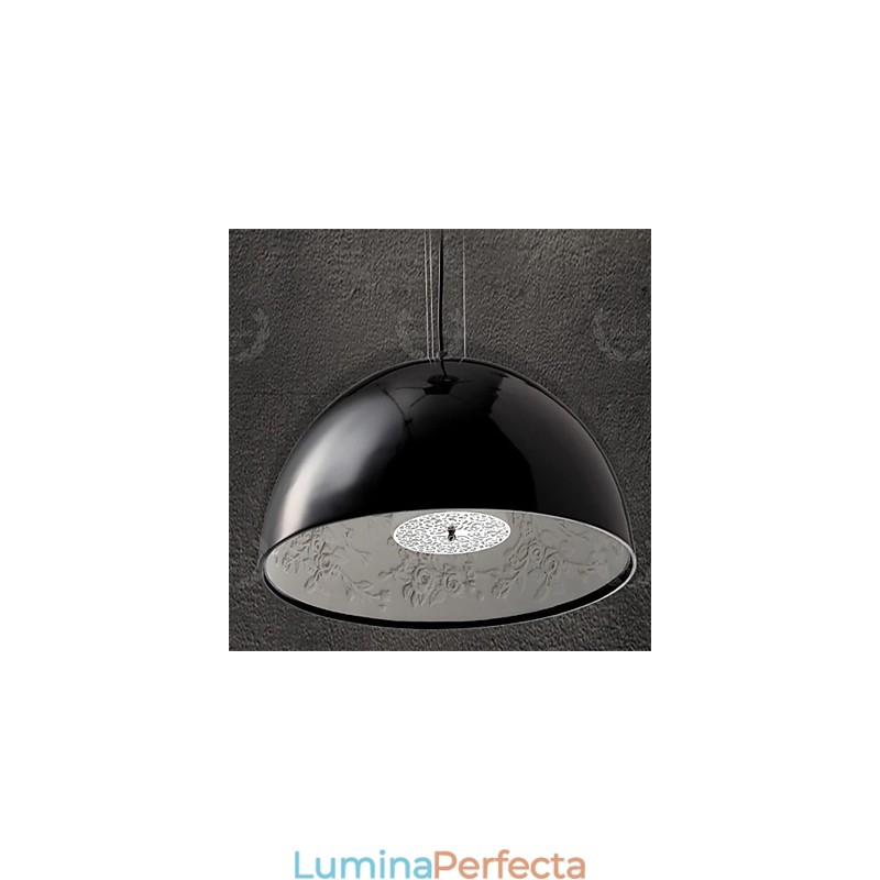 Lampă suspendată din rășină cu pictură modernă contemporană