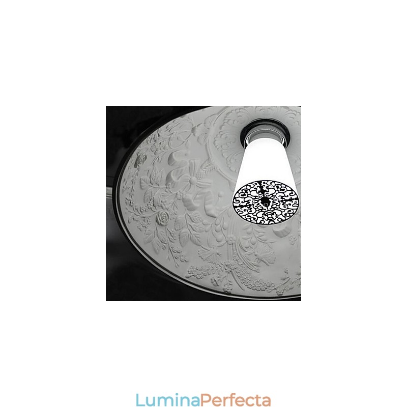 Lampă suspendată din rășină cu pictură modernă contemporană