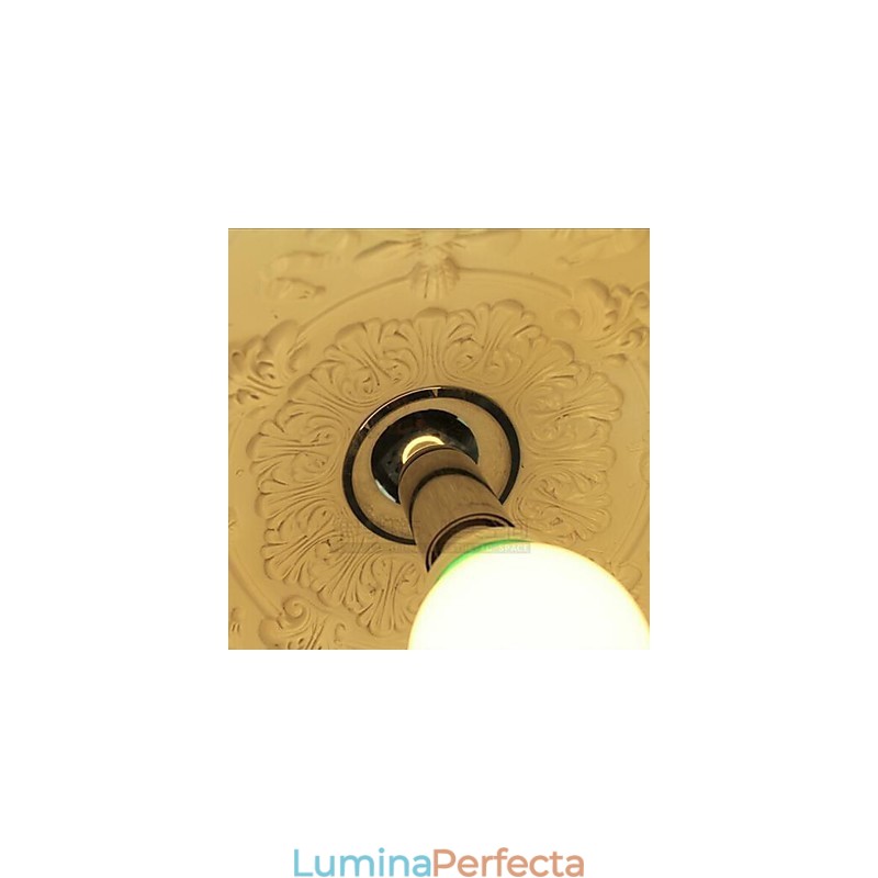 Lampă suspendată din rășină cu pictură modernă contemporană