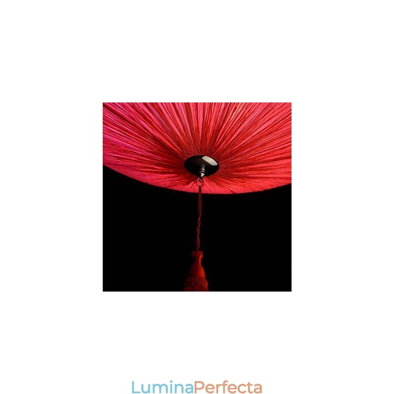 Frunze de Lotus Artă Modernă din Pânză Marină Droplight Of Red Lanterns Lamp Light