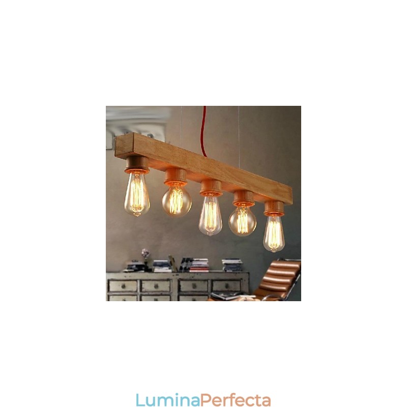 Modern Contemporan Tradițional Clasic Mini Stil Pictură Lemn Bambus Lampă suspendată