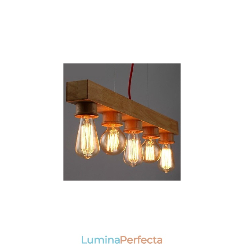 Modern Contemporan Tradițional Clasic Mini Stil Pictură Lemn Bambus Lampă suspendată