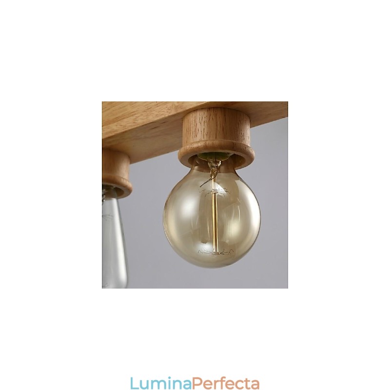 Modern Contemporan Tradițional Clasic Mini Stil Pictură Lemn Bambus Lampă suspendată