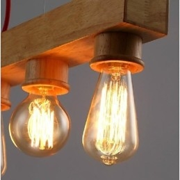 Modern Contemporan Tradițional Clasic Mini Stil Pictură Lemn Bambus Lampă suspendată