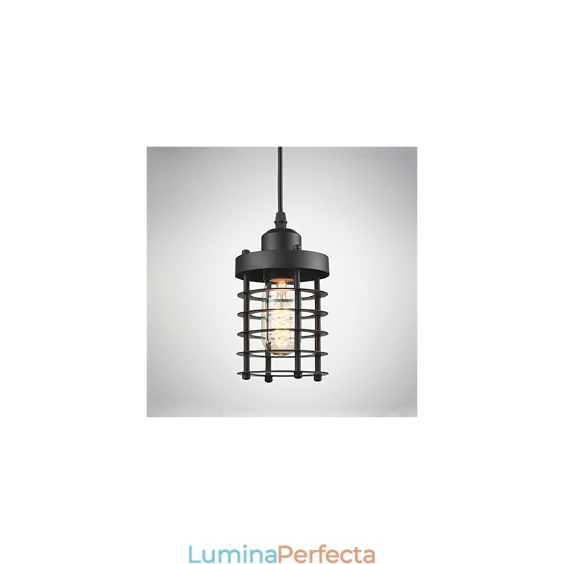 Plafoniera retro din fier industrial candelabru vintage magazin pendantavă