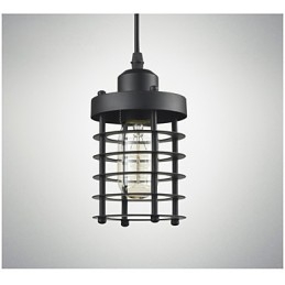 Plafoniera retro din fier industrial candelabru vintage magazin pendantavă