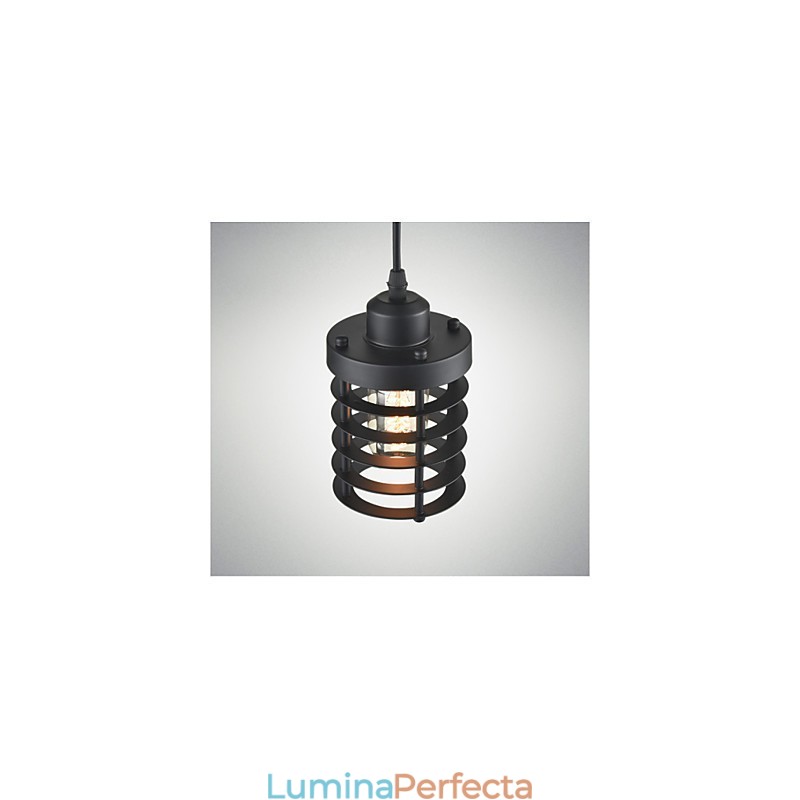 Plafoniera retro din fier industrial candelabru vintage magazin pendantavă
