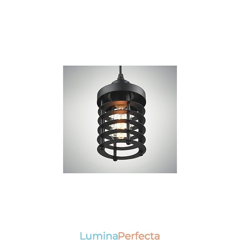 Plafoniera retro din fier industrial candelabru vintage magazin pendantavă