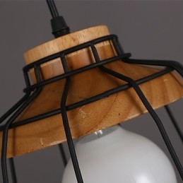 Candelabru Nordic Creativ din Fier Forjat Cafe Retro Net Droplight