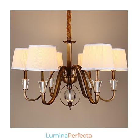 Rustic Lodge Vintage Crystal Mini Candelabru din metal galvanizat