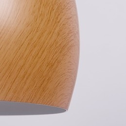 Lampă de suspendare retro Lămpi de pandantiv Cafe din metal din lemn