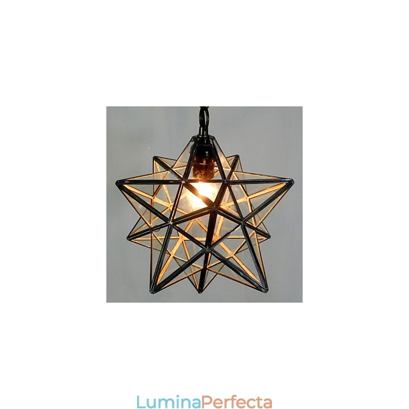 Pentagon Star Light Contractat și Candelabru Contemporan