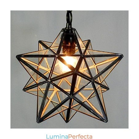 Pentagon Star Light Contractat și Candelabru Contemporan Pentagon Star Light Contractat și Candelabru Contemporan
