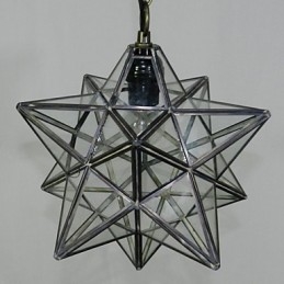 Pentagon Star Light Contractat și Candelabru Contemporan