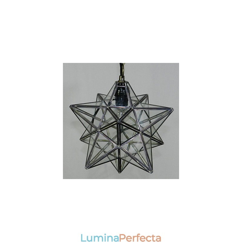 Pentagon Star Light Contractat și Candelabru Contemporan